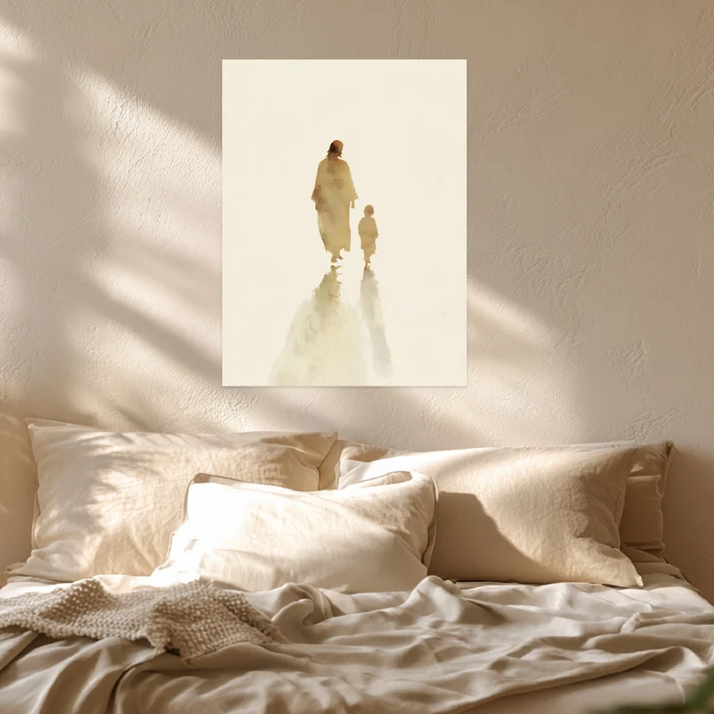 Jesus mit Kind Poster