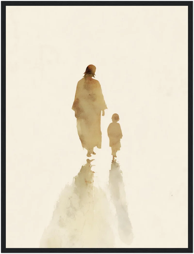 Jesus mit Kind Poster
