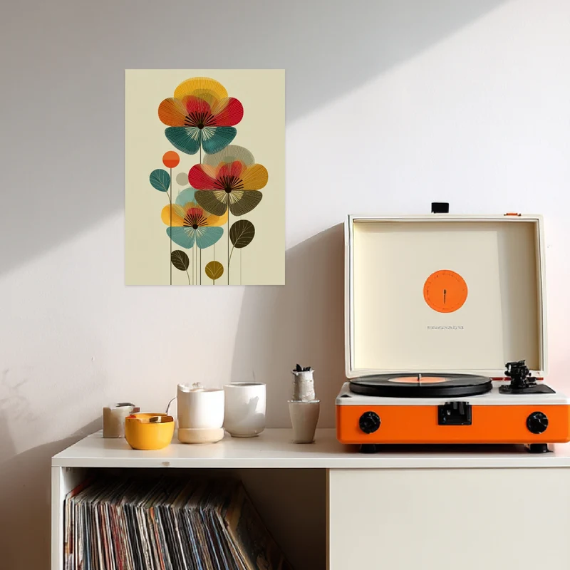 Blumenkomposition Poster