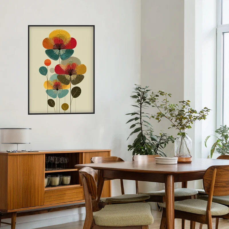 Blumenkomposition Poster