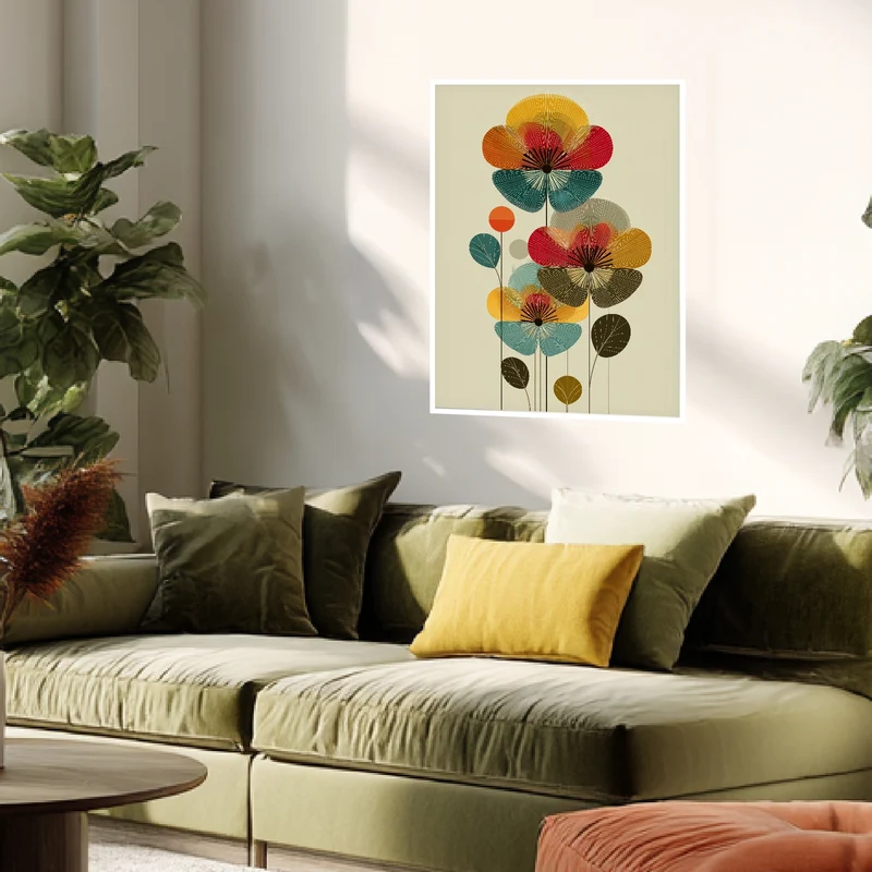 Blumenkomposition Poster