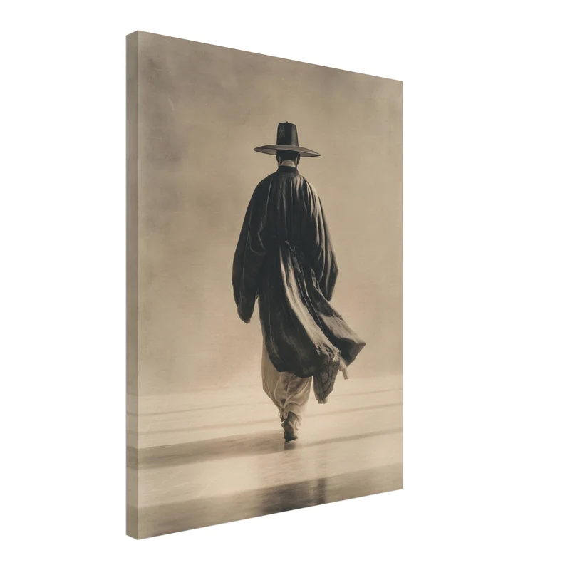 Wanderer im Licht Leinwandbild