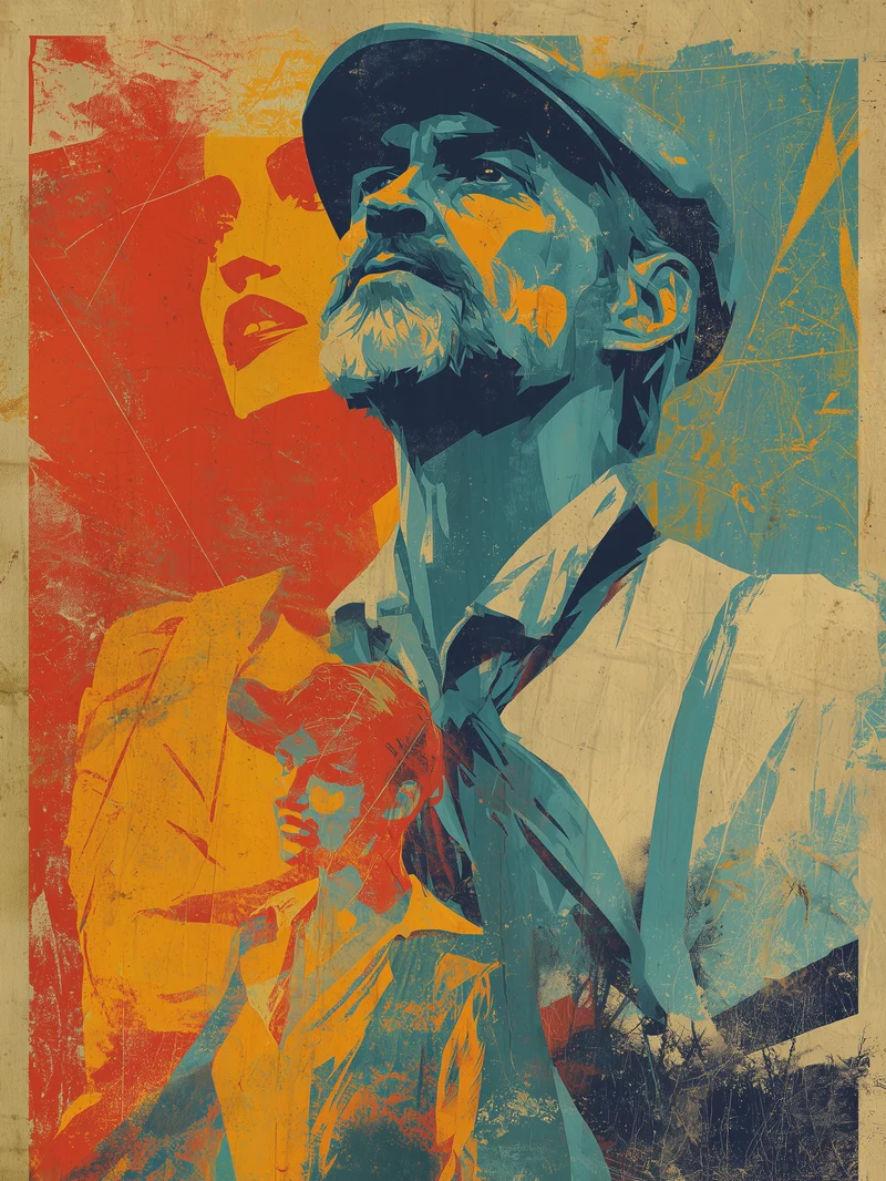 Mann Frau Porträts Poster