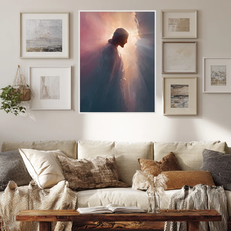 Jesus im Licht Poster