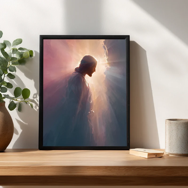 Jesus im Licht Poster