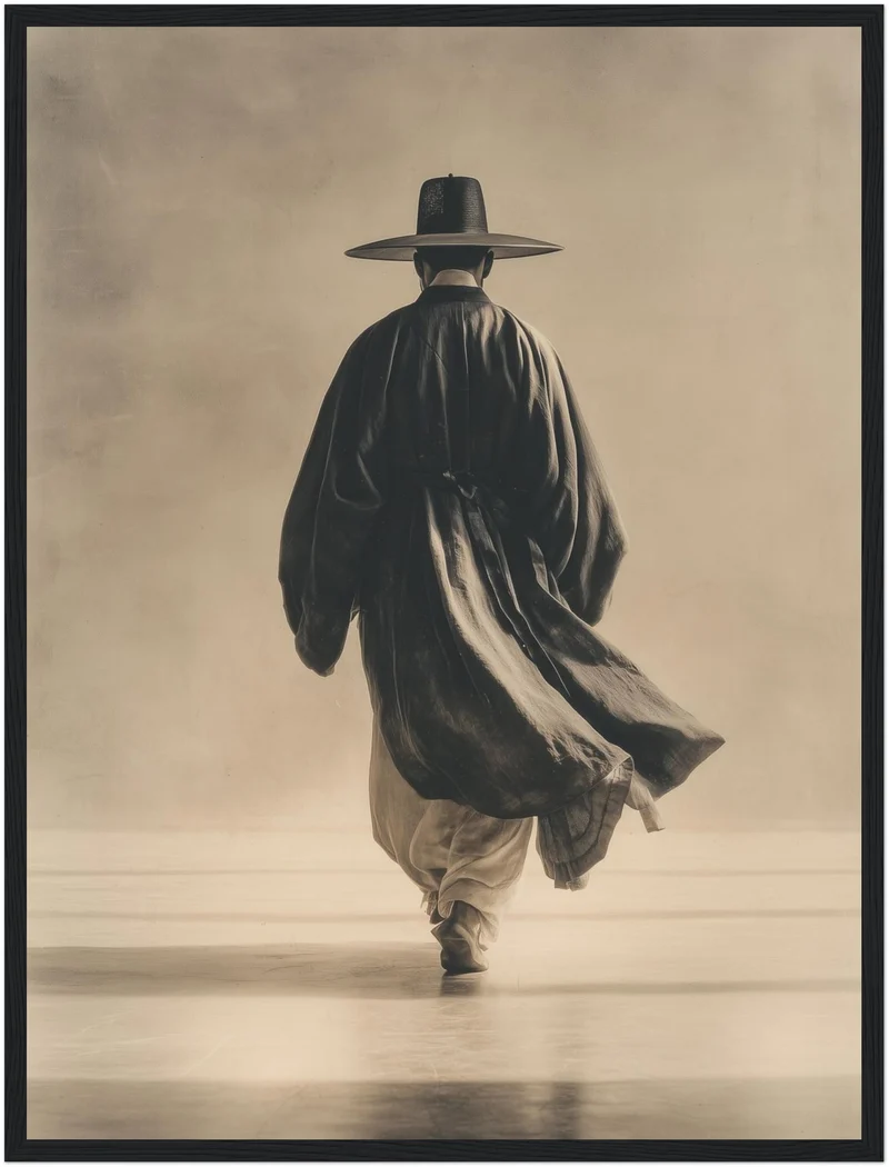 Wanderer im Licht Poster