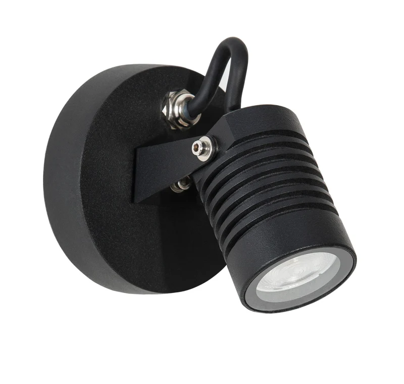 Fend LED Außenwandleuchte Base Hoch 3000K Schwarz IP65