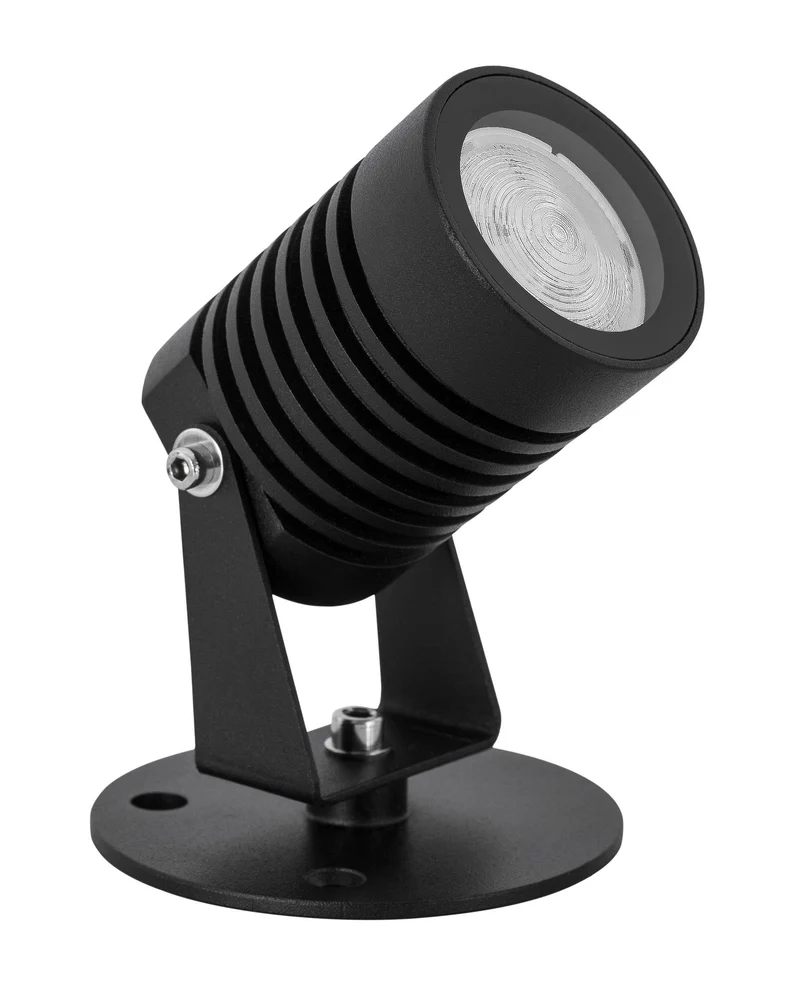 Fend LED Außenwandleuchte Base Flach 3000K Schwarz IP65