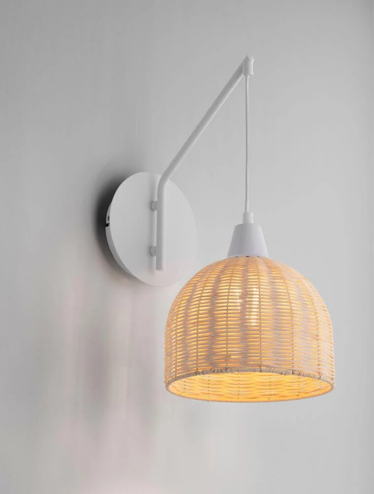 Fado Wandleuchte Ø 20,5cm E27 Rattan