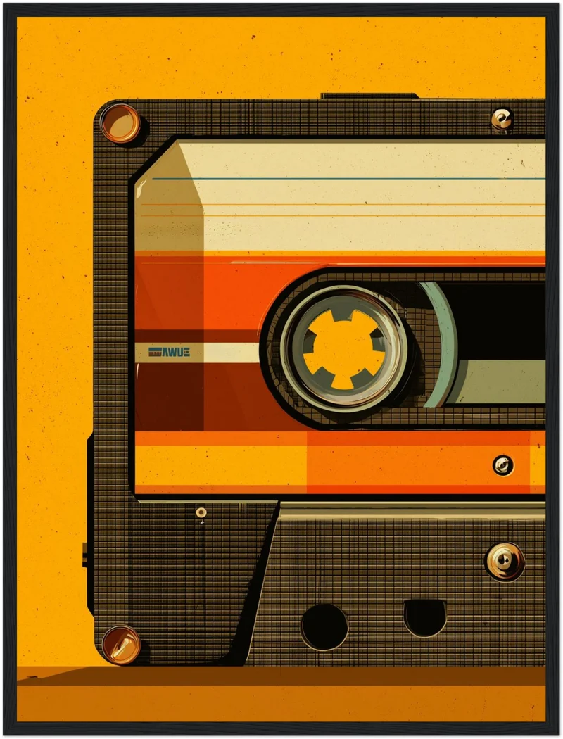 Halbe Audiokassette Poster