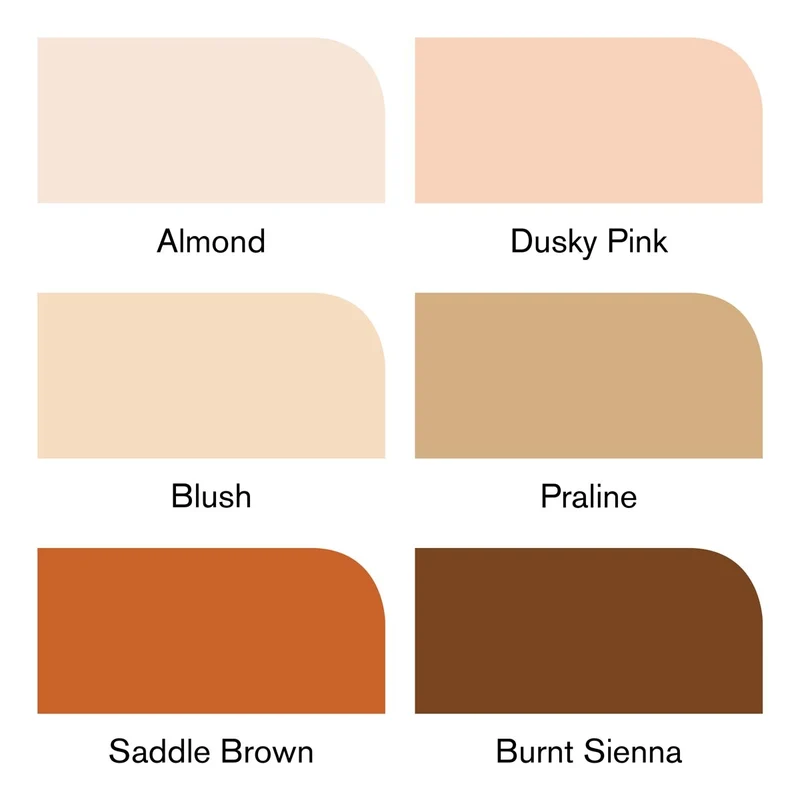 Winsor and Newton - Promarker Brush 6 Set SKIN TONES