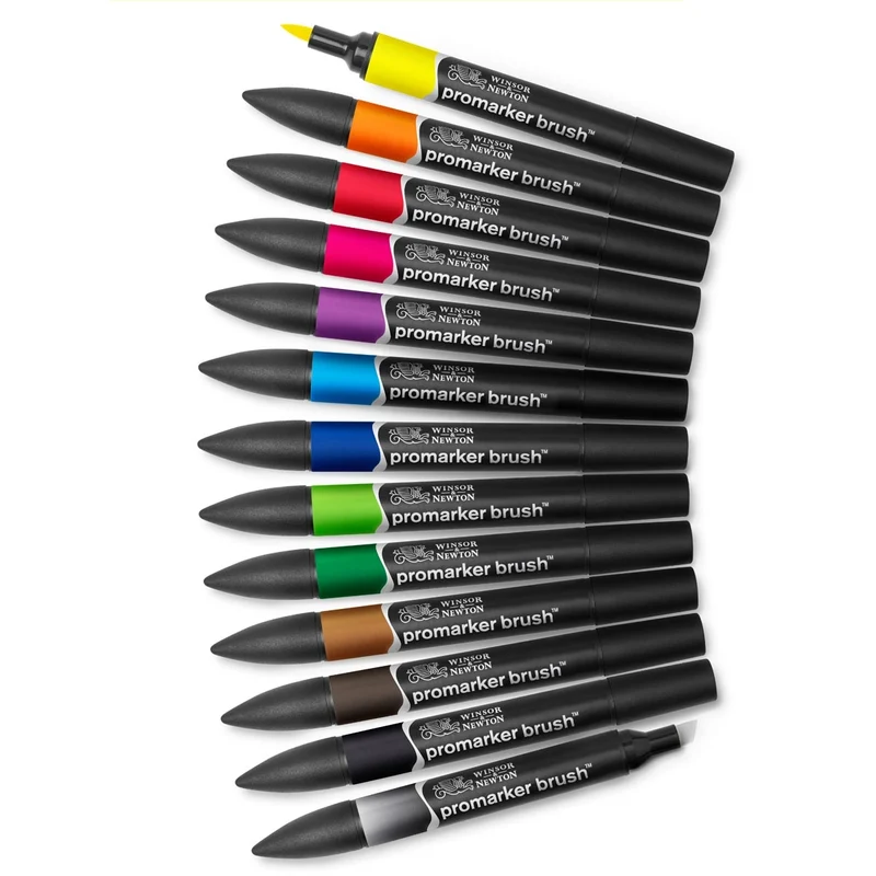Winsor and Newton - Promarker Brush 12 set VIBRANT