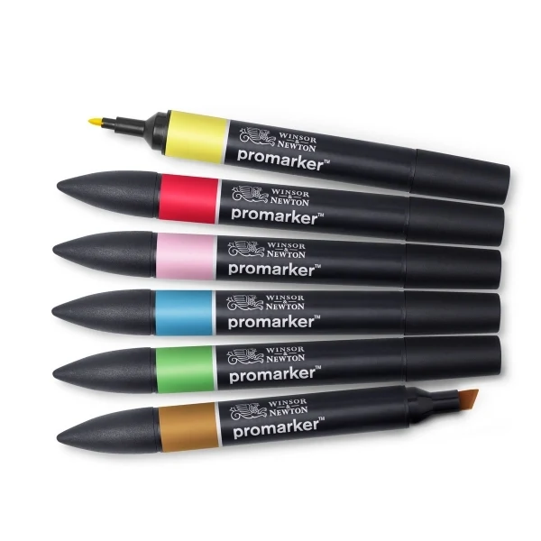 Winsor and Newton - PROMARKER 6 Set MID TONES
