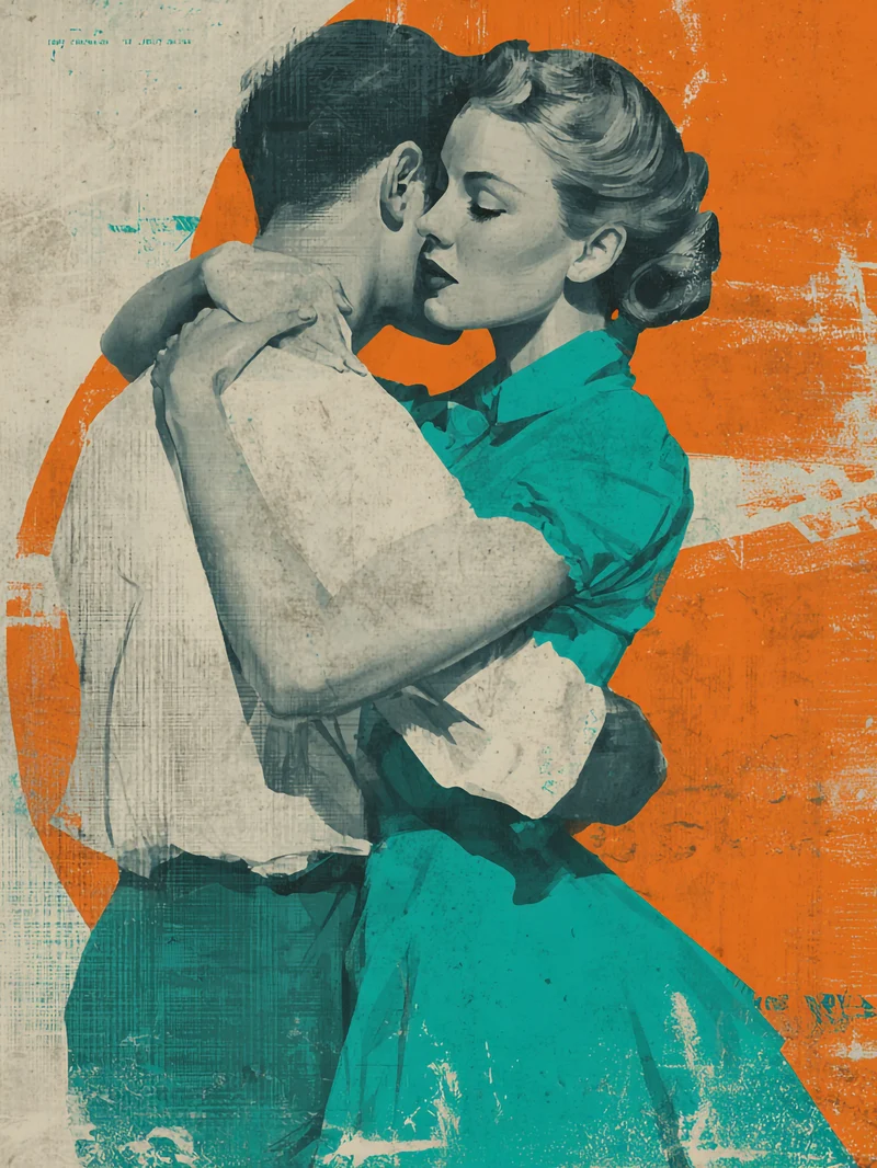 Tanzendes Paar Poster