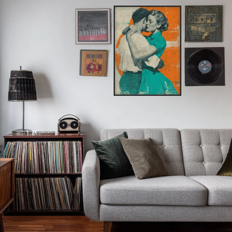 Tanzendes Paar Poster