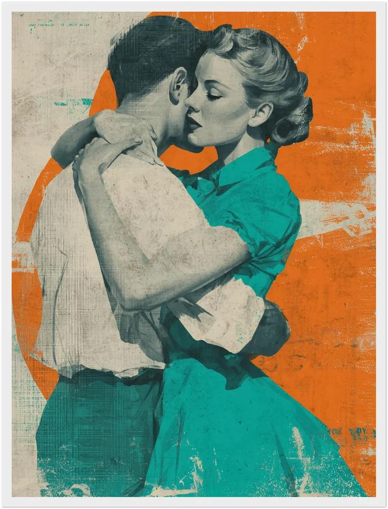 Tanzendes Paar Poster
