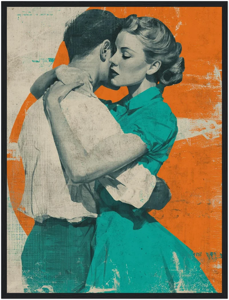 Tanzendes Paar Poster