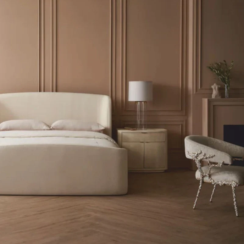 Casa Padrino Luxus Sessel Weiß / Gold H. 83 cm - Wohnzimmer & Hotel Möbel