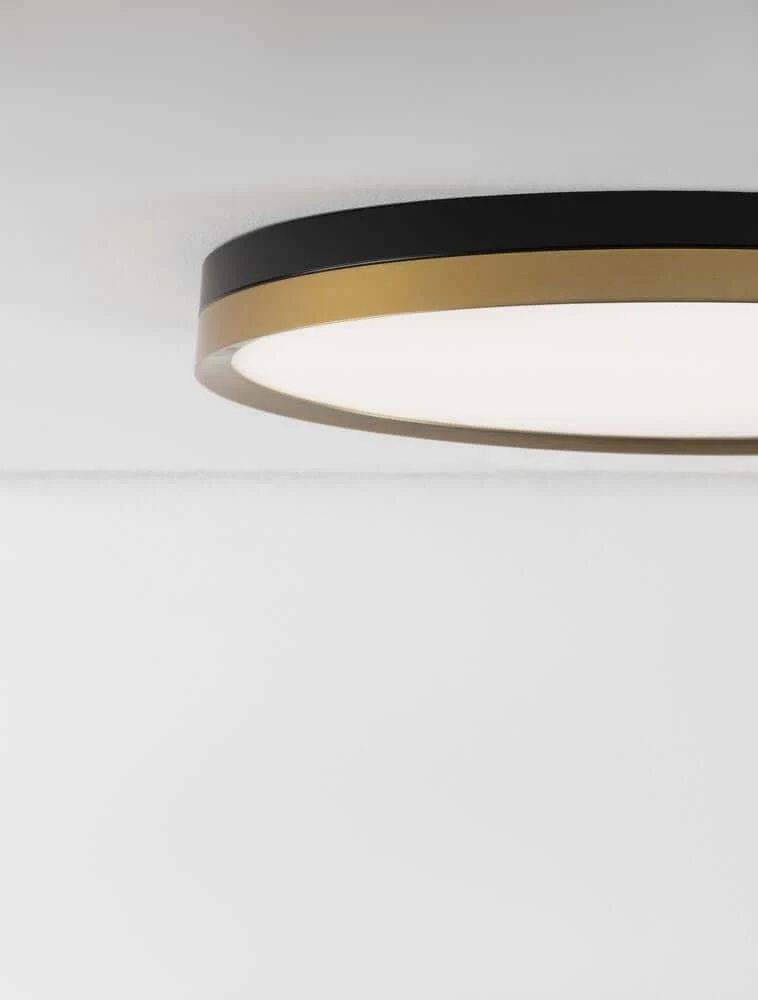Cantria LED Deckenleuchte 3000K Schwarz, Gold