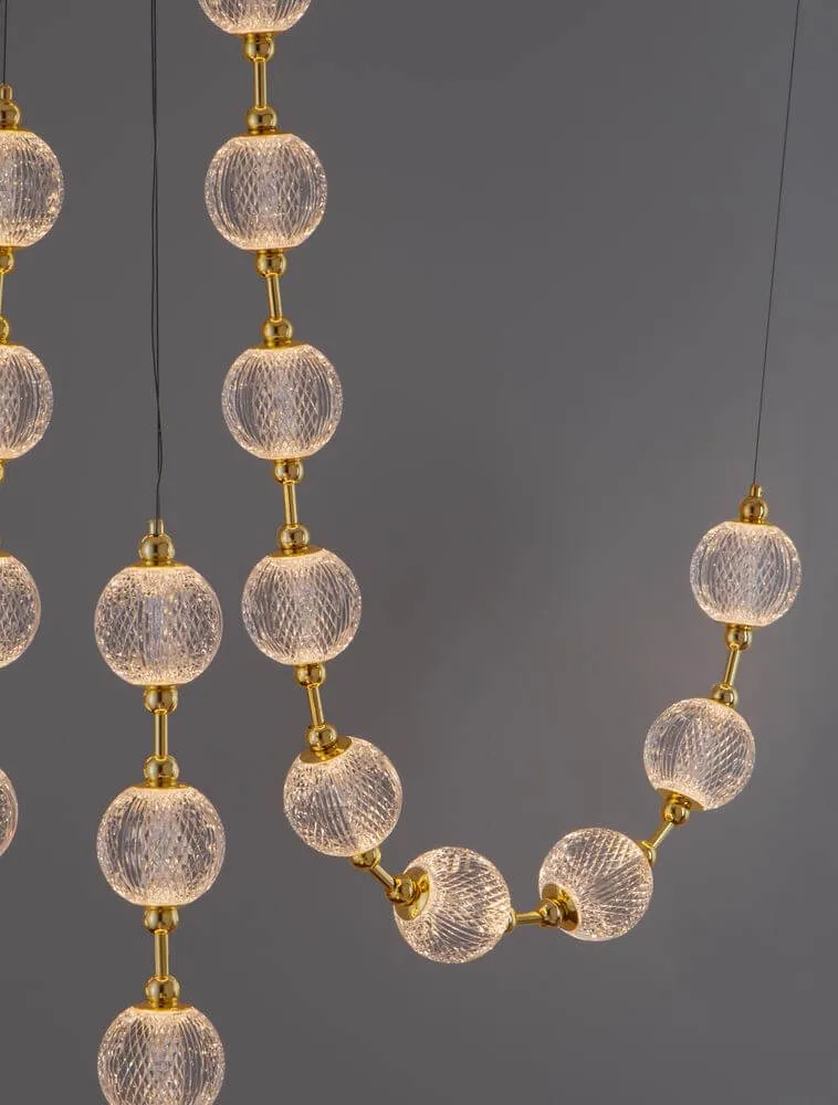 Brillante LED Pendelleuchte 30-flammig Ø 147cm 3200K