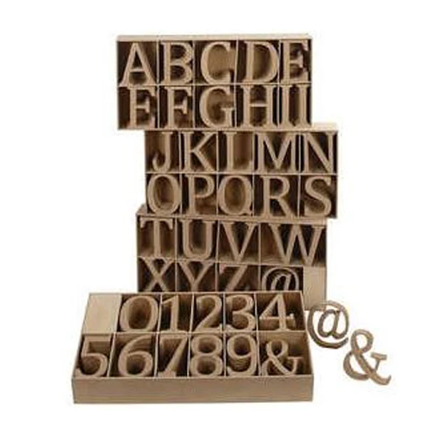 Create Craft - MDF Alphabet 13cm - CDU 160pc