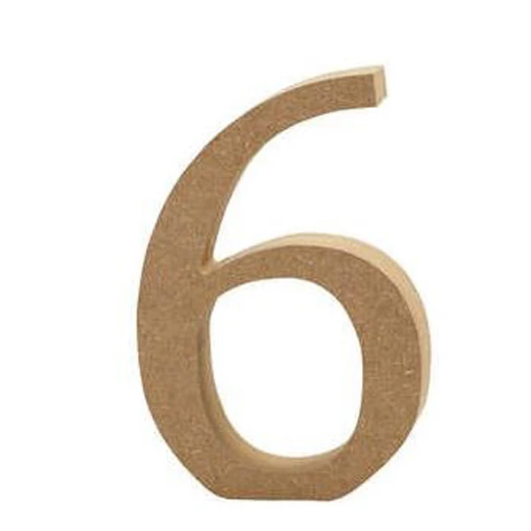 Create Craft - MDF Number 13cm - 6