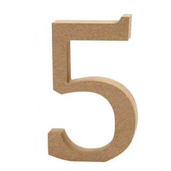 Create Craft - MDF Number 13cm - 5
