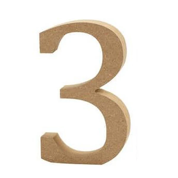 Create Craft - MDF Number 13cm - 3