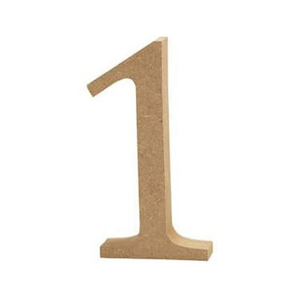 Create Craft - MDF Number 13cm - 1