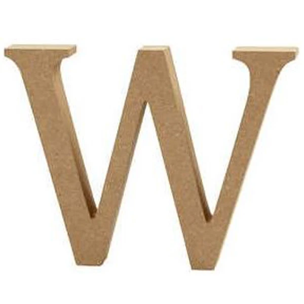 Create Craft - MDF Letter 13cm - W