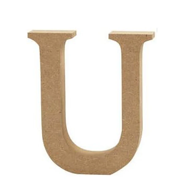 Create Craft - MDF Letter 13cm - U