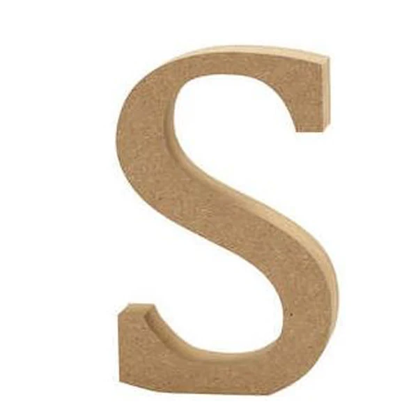 Create Craft - MDF Letter 13cm - S