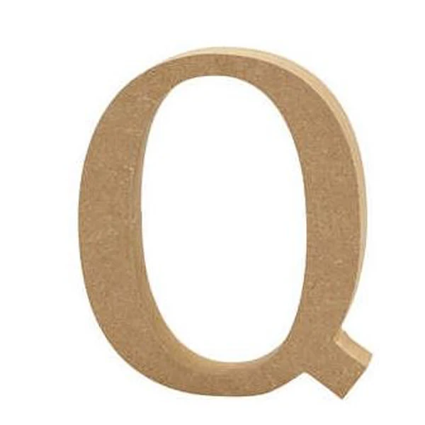 Create Craft - MDF Letter 13cm - Q