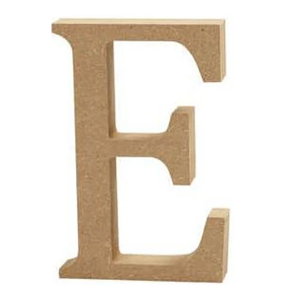 Create Craft - MDF Letter 13cm - E