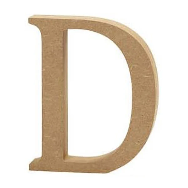 Create Craft - MDF Letter 13cm - D