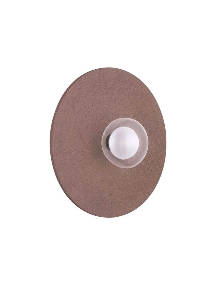 Vrahos Wandleuchte G9 Ø 44,5cm Beton Rot