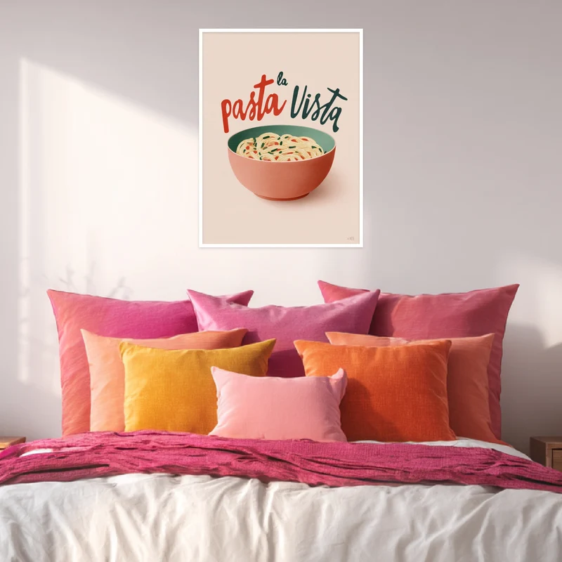 Pasta in Schale Poster