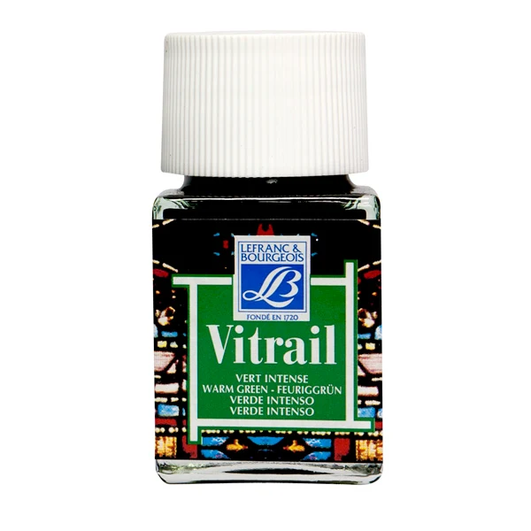 Lefranc & Bourgeois - 50ml Warm Green - L&B Vitrail Glass & Tile Paint
