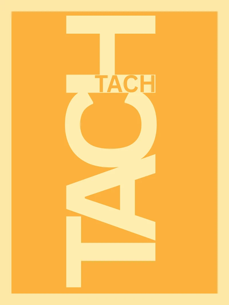 Tach Typografie Poster