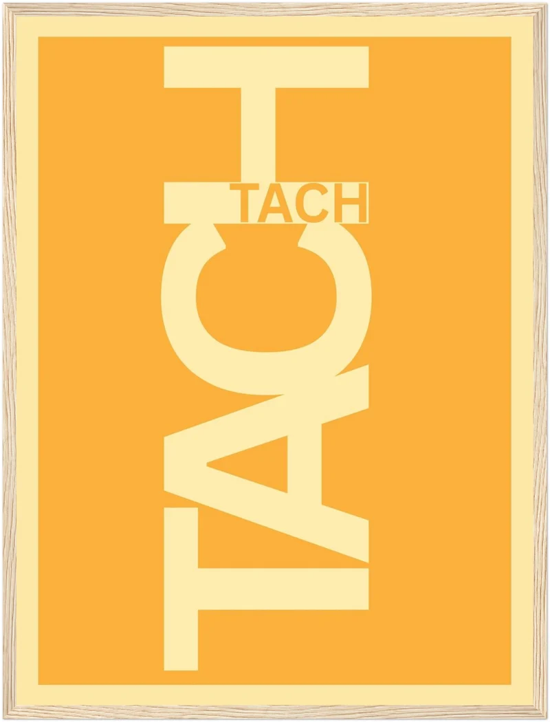 Tach Typografie Poster