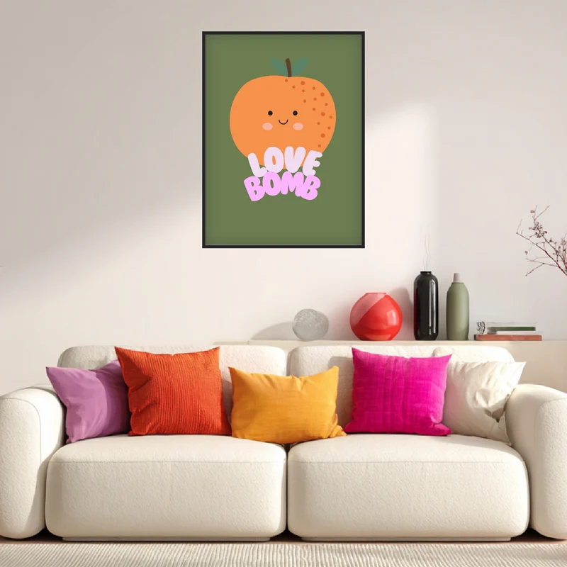 Orange Love Bomb Poster