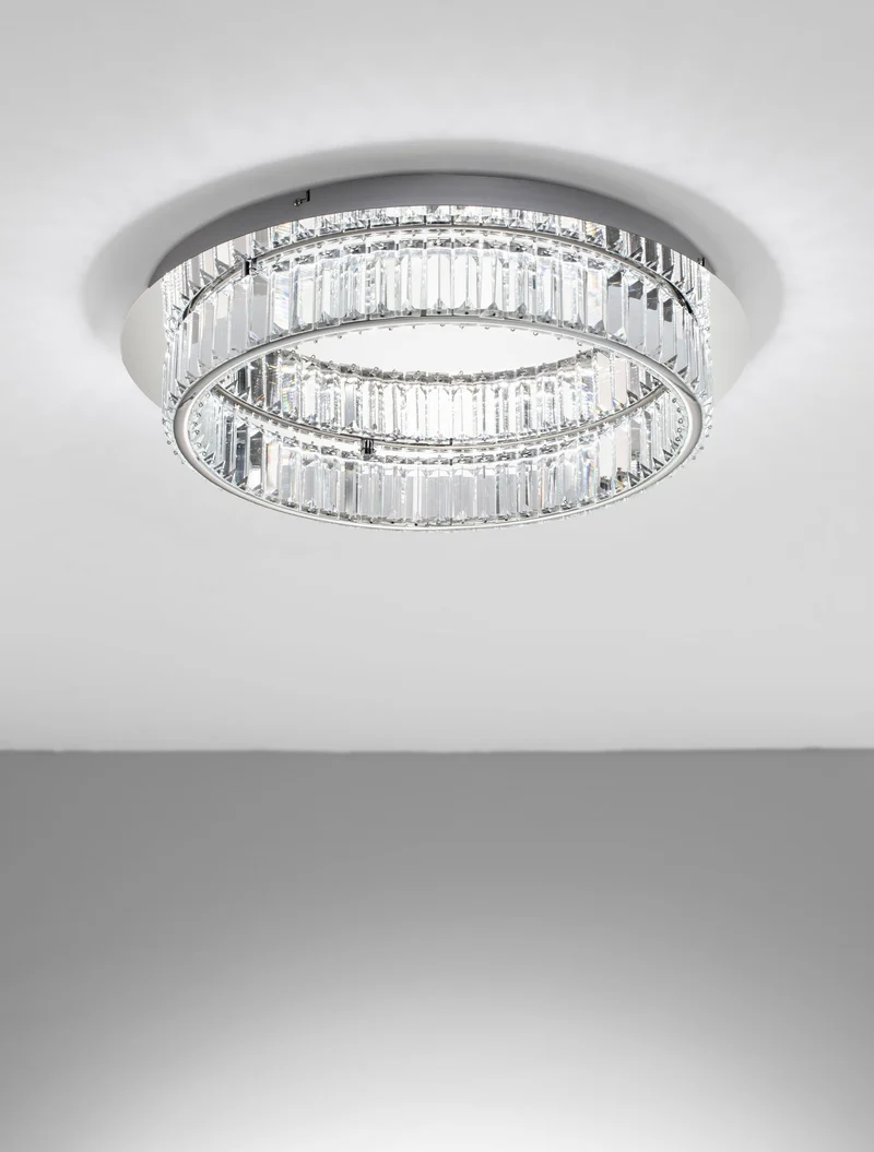 Aurelia LED Deckenleuchte 3500K Chrom