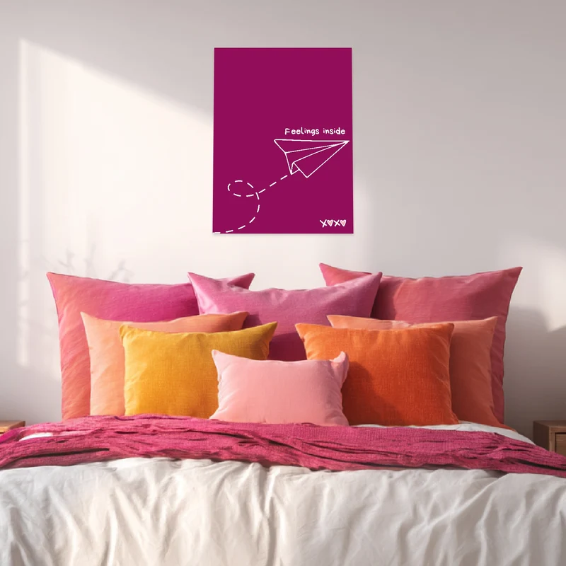 Papierflieger Feelings Inside Poster