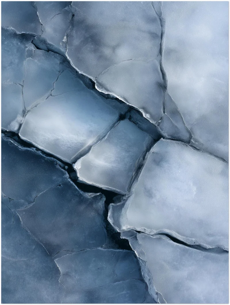 Eisartige Steinstruktur Leinwandbild