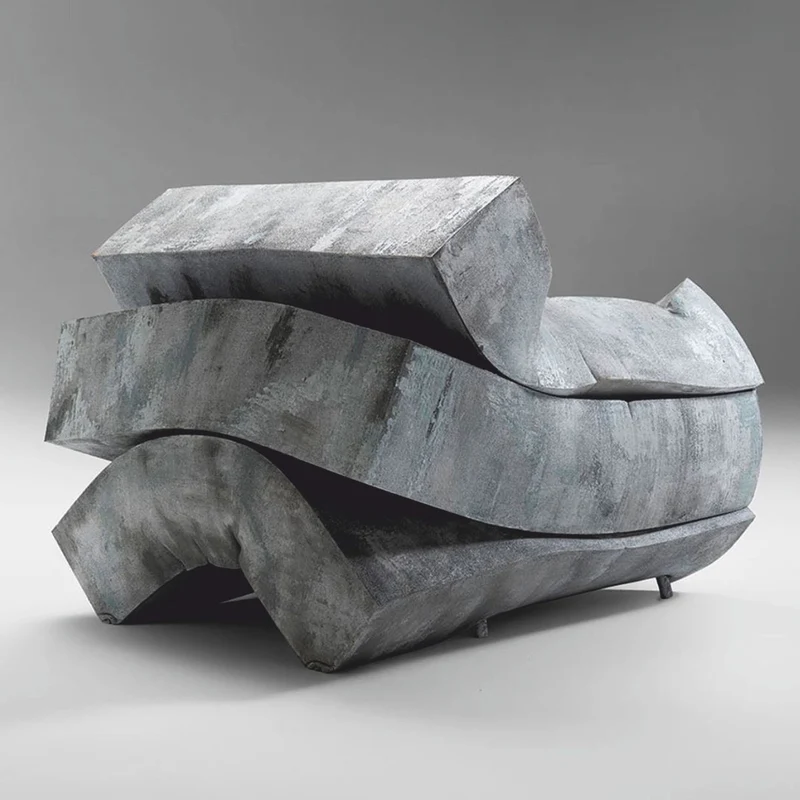 Casa Padrino Luxus Designer Sessel Grau 102 cm - Luxus Möbel - Made in Italy