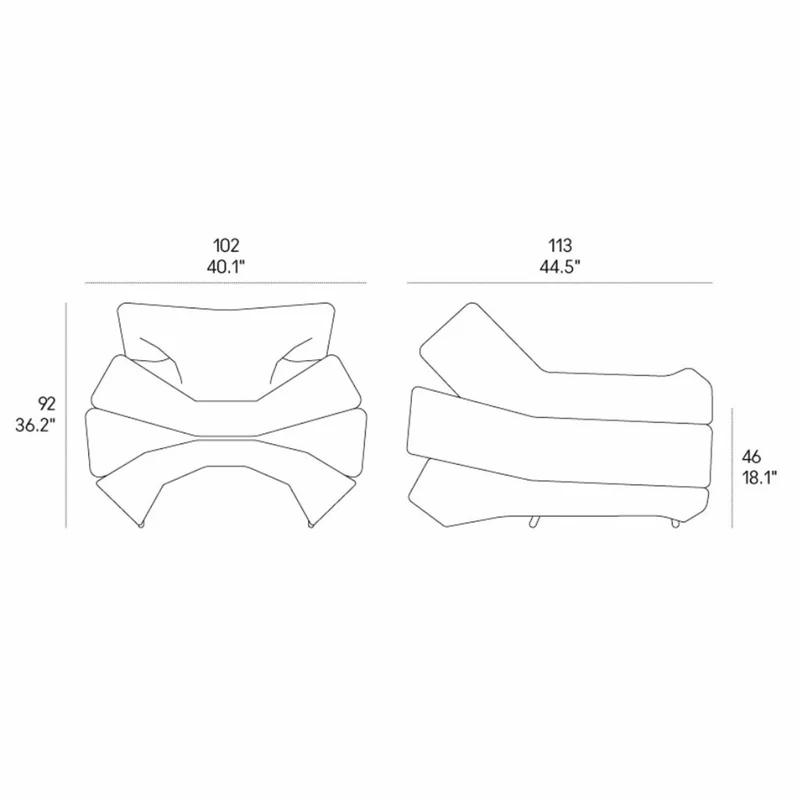Casa Padrino Luxus Designer Sessel Grau 102 cm - Luxus Möbel - Made in Italy