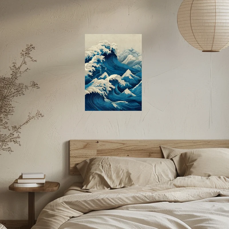 Tosende Meereswellen Poster