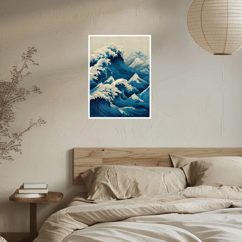 Tosende Meereswellen Poster