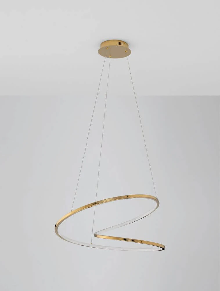 Girish LED Pendelleuchte Ø 60cm 3000K Gold