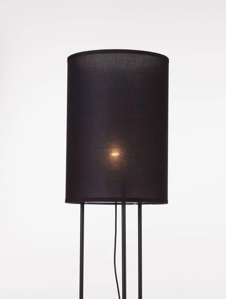 Leith Stehlampe Schwarz